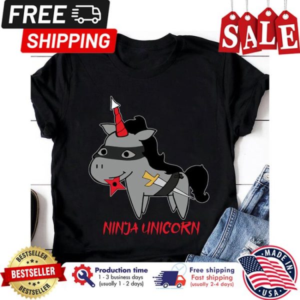 Ninja unicorn halloween shirt