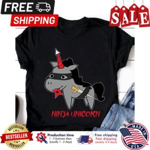 Ninja unicorn halloween shirt 5