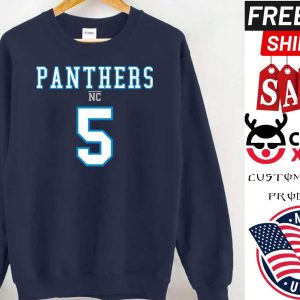 Number 5 Carolina Panthers shirt