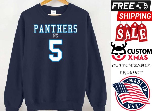 Number 5 Carolina Panthers shirt