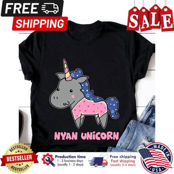 Nyan unicorn night shirt