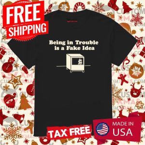 Official Achewood Art Shop Chris Onstad Being In Trouble Is A Fake Idea Shirt 1