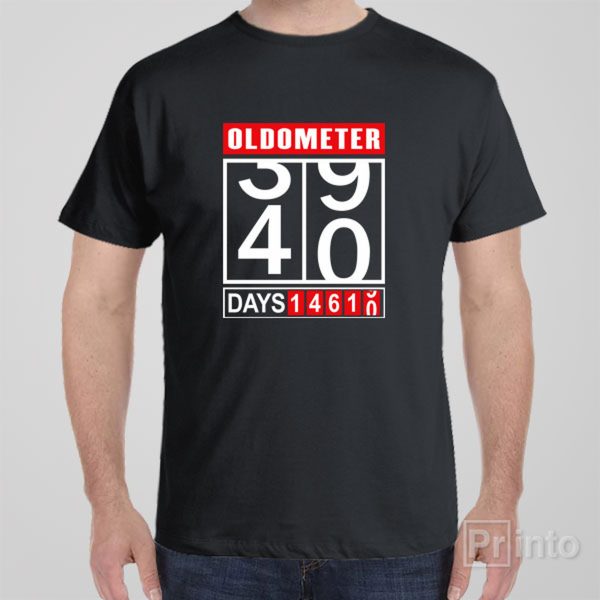 Oldometer 40th birthday – T-shirt