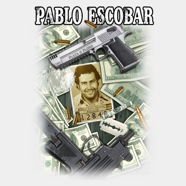 Pablo Escobar collage – T-shirt