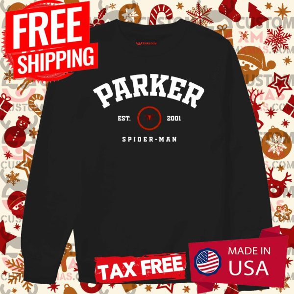 Parker Est 2001 Marvel Superhero Spiderman Hoodie