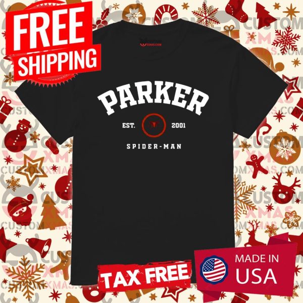 Parker Est 2001 Marvel Superhero Spiderman Shirt