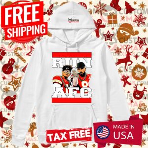 Patrick Mahomes Travis Kelce Run AFC Kansas City Shirt 2
