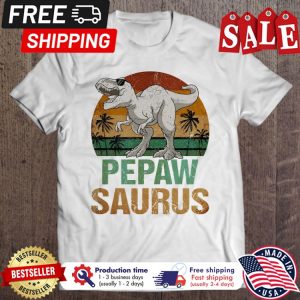 Pepawsaurus T Rex Dinosaur Pepaw Saurus vintage shirt 1