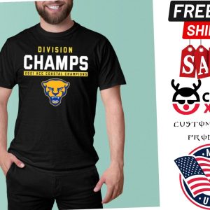 Pitt Panthers Apparel 2021 Acc Coastal Division Football Champions Shirt