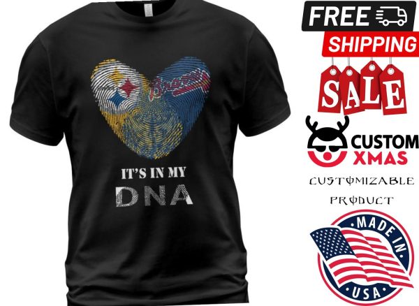 Pittsburgh Steelers &amp Atlanta Braves DNA Shirt