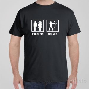 Problem Solved Archery T shirt 1