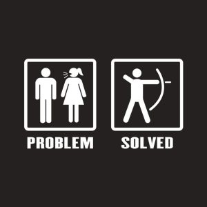 Problem - Solved (Archery) - T-shirt 1 Problem Solved Archery T shirt 2
