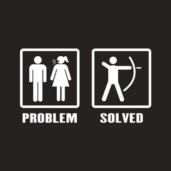 Problem – Solved (Archery) – T-shirt