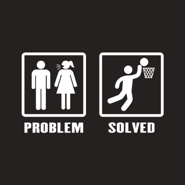 Problem – Solved (Basketball) – T-shirt