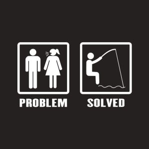 Problem - Solved (Fishing) - T-shirt 1 Problem Solved Fishing T shirt 2
