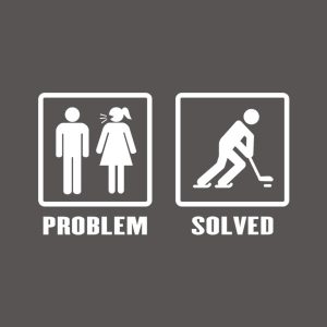 Problem Solved Hockey T shirt 2