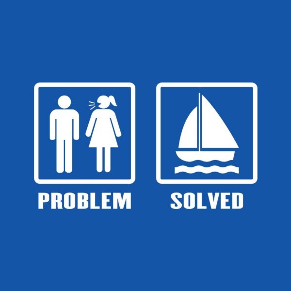 Problem – Solved (Sailing) – T-shirt