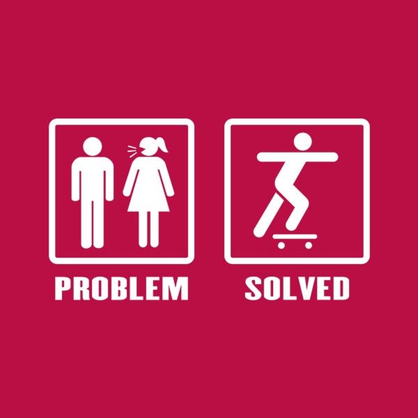 Problem – Solved (Skating) – T-shirt