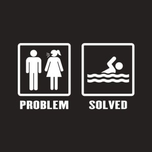 Problem - Solved (Swimming) - T-shirt 1 Problem Solved Swimming T shirt 2