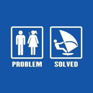Problem Solved Windsurfing T shirt 2