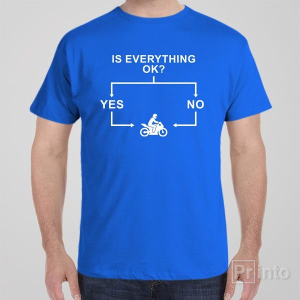 Problem solving chart (motorbike) – T-shirt