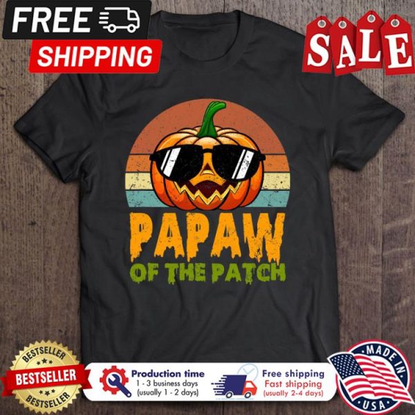 Pumpkin Papaw Of The Patch Halloween vintage shirt