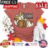 Pumpkin leopard thankful greateful blessed thanksgiving shirt