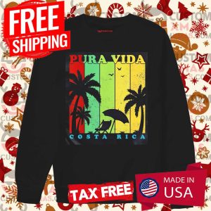Pura Vida Costa Rica Summer Vacation Vintage Shirts Shirt 3