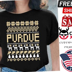 Purdue Boilermakers Holiday Ugly Shirt