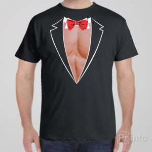 Sexy tuxedo T shirt 1