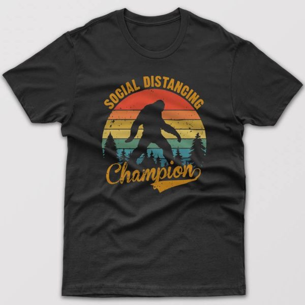 Social Distancing Champion – T-shirt