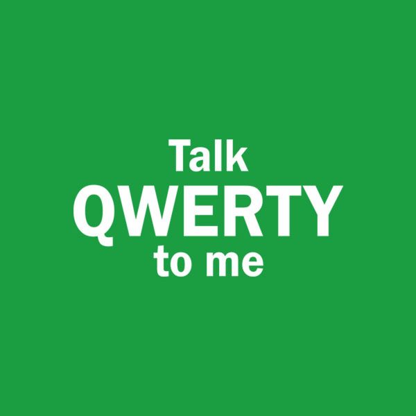 Talk QWERTY to me – T-shirt