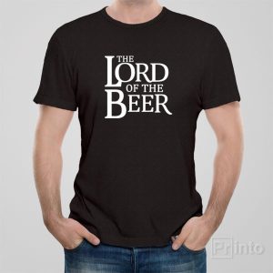The Lord of the Beer T shirt 1