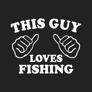 This guy loves fishing T shirt 2