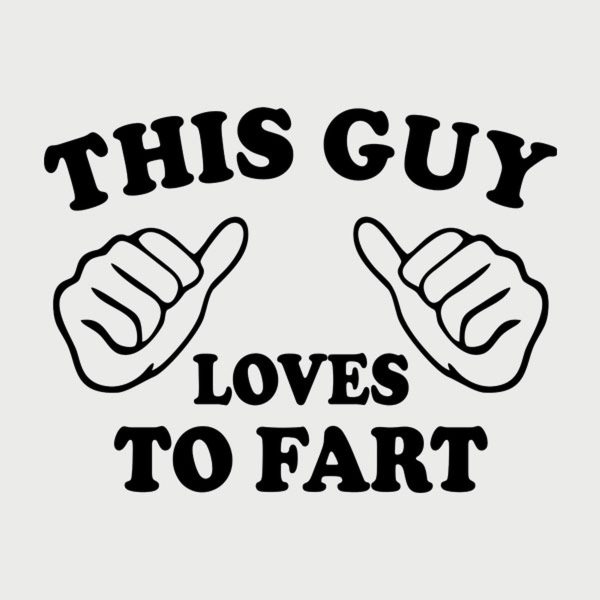 This guy loves to fart – T-shirt