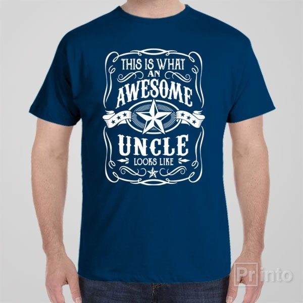 This is what an awesome uncle looks like – T-shirt