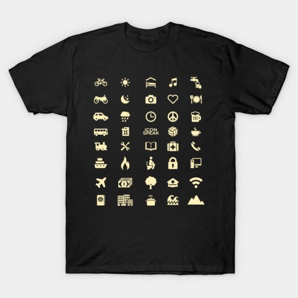 Travel icons T-shirt