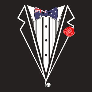 Tuxedo T shirt Australian style 2