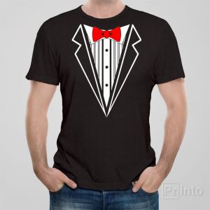 Tuxedo T shirt classic style 1
