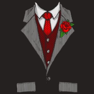 Tweed tuxedo T shirt 2