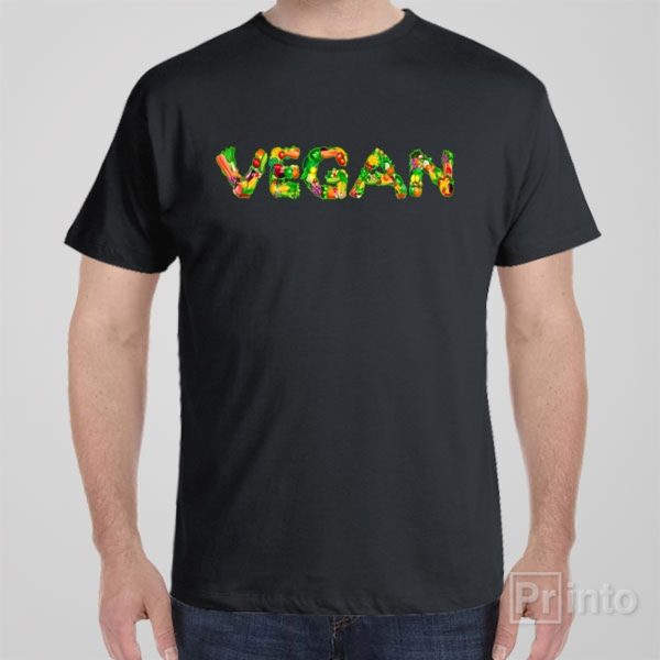 Vegan Collage – T-shirt