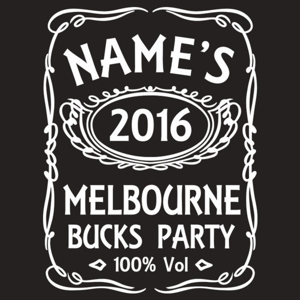 Vintage bucks party – Personalised T-shirt