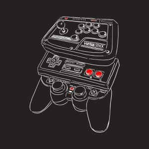 Virtual stick T shirt 2
