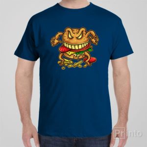 Zombie burger T shirt 1