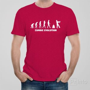 Zombie evolution T shirt 1