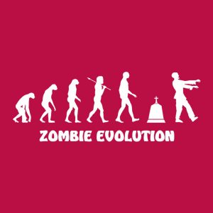 Zombie evolution T shirt 2