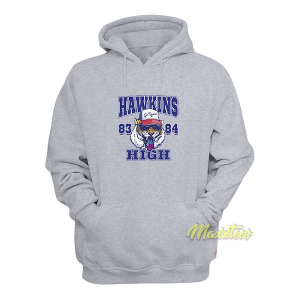 1983 84 Hawkins High School Tigers Hoodie