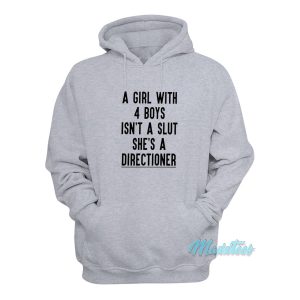 A Girl With 4 Boys Isnt A Slut Shes A Directioner Hoodie 1