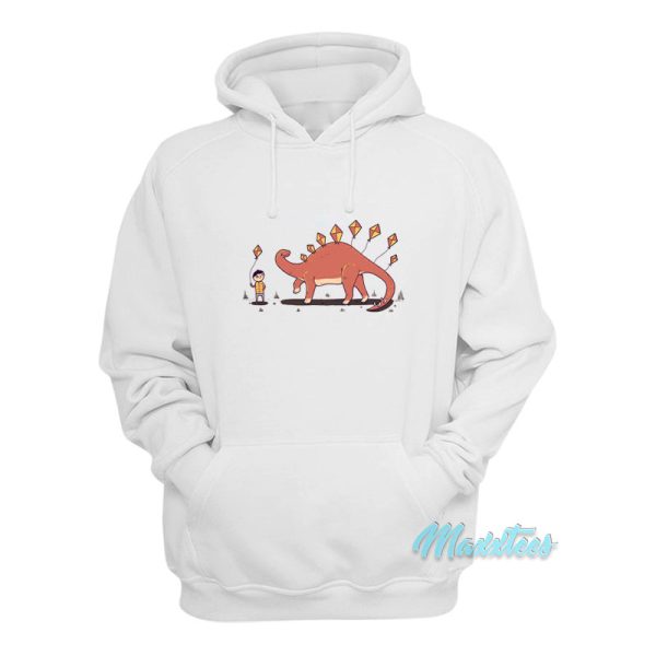 Abed Nadir Dinosaur Stegosaurus Kite Hoodie