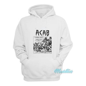 Acab Spider Man Back Off Cop Hoodie 1
